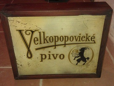 svítící cedule